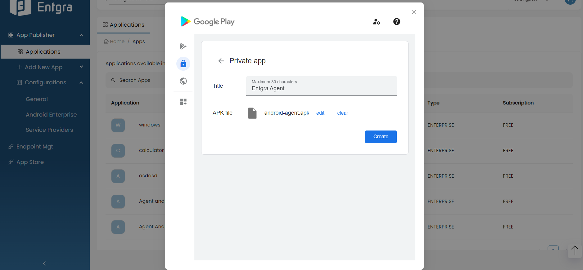 Google Enterprise App Mgmt